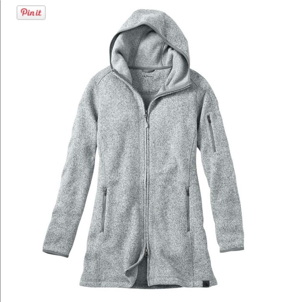 LL Bean Long Fleece Jacket